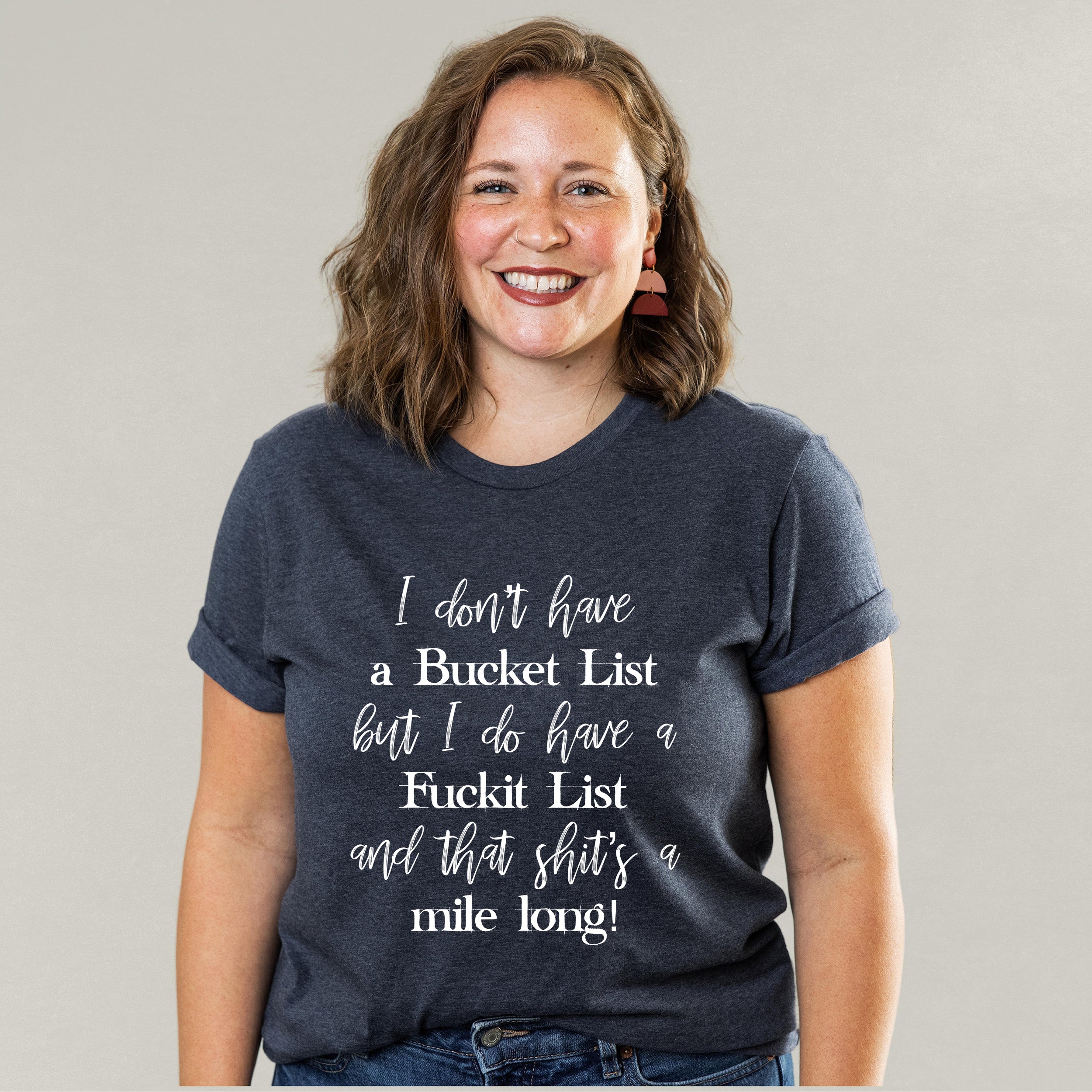 Bucket List Unisex T-shirt featuring vibrant DTG printed design, perfect for adventure lovers.