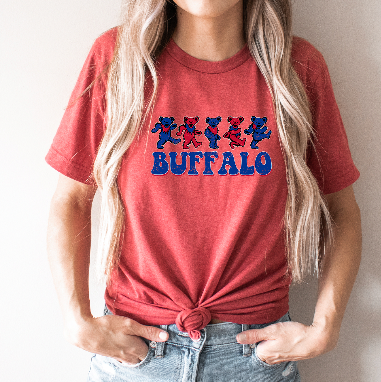 Buffalo Bears Unisex T-shirt featuring vibrant graphic design and soft fabric, perfect for casual wear.