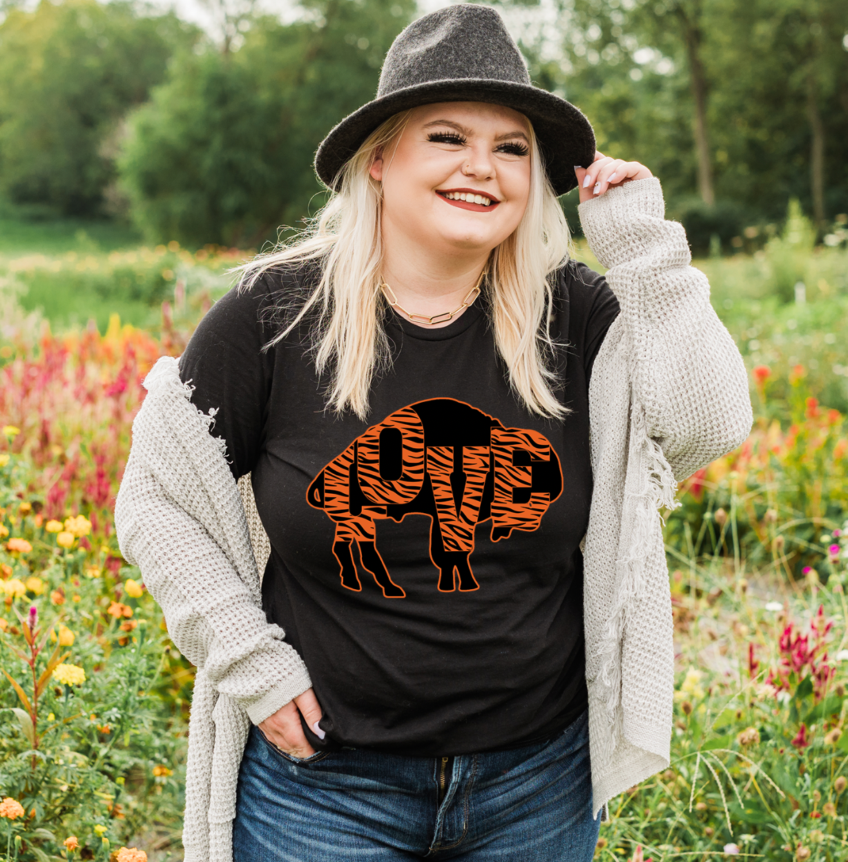 Buffalo Love Cincinnati Unisex T-shirt featuring a vibrant design, perfect for casual wear.