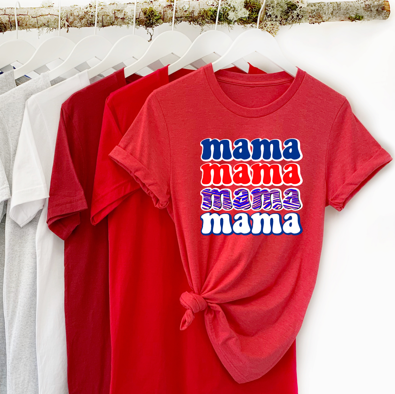 Buffalo Zubaz Mama Unisex T-shirt featuring vibrant colors and unique design, perfect for casual wear.