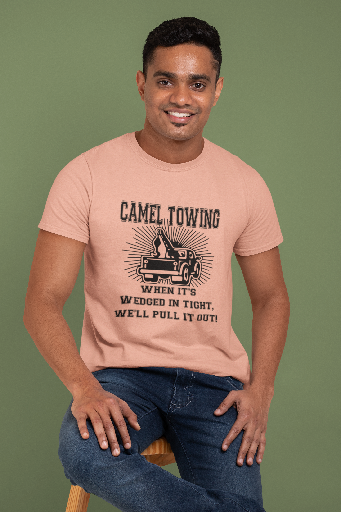 Camel Towing Unisex T-shirt featuring vibrant design and comfortable fabric, perfect for towing enthusiasts.