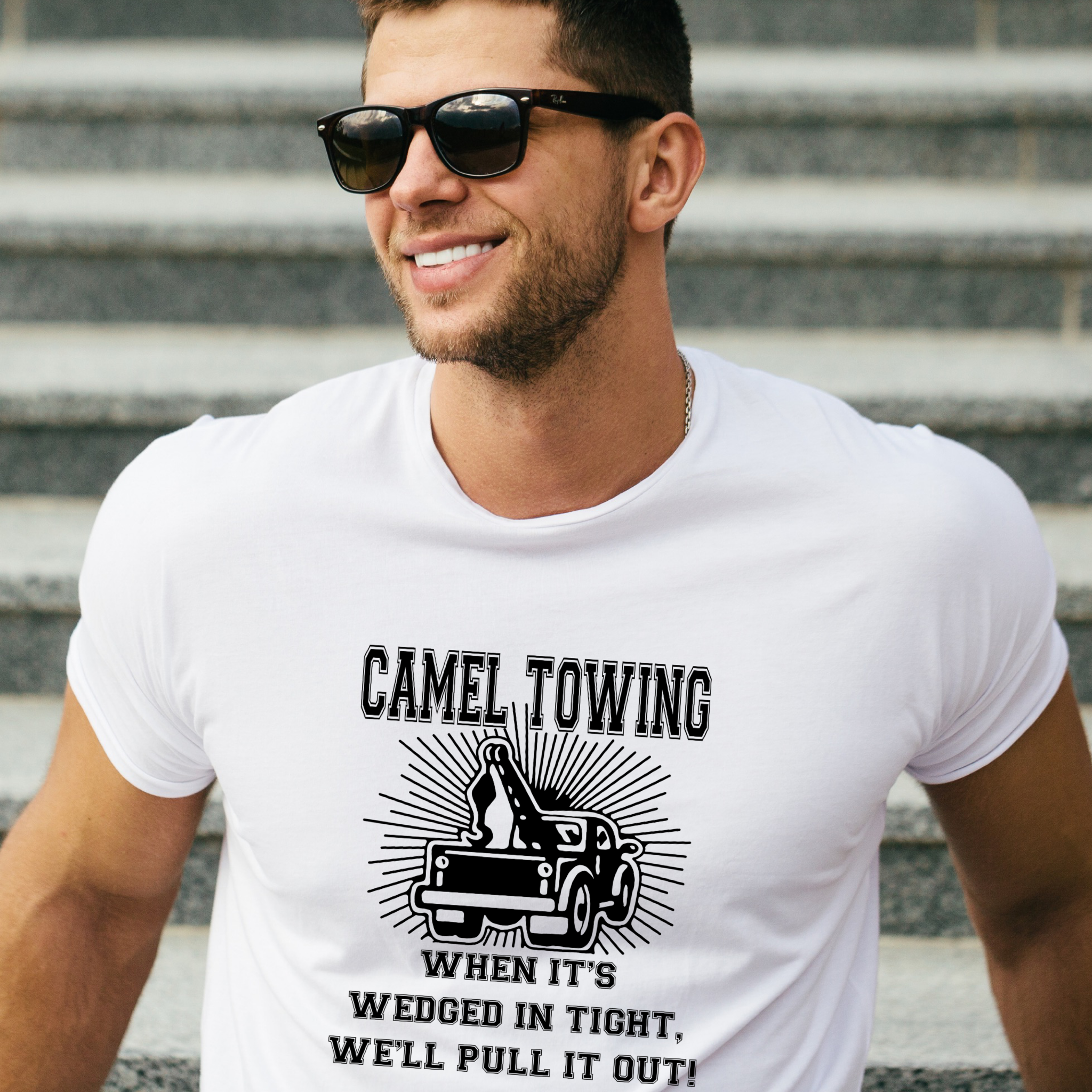 Camel Towing Unisex T-shirt featuring vibrant design and comfortable fabric, perfect for towing enthusiasts.