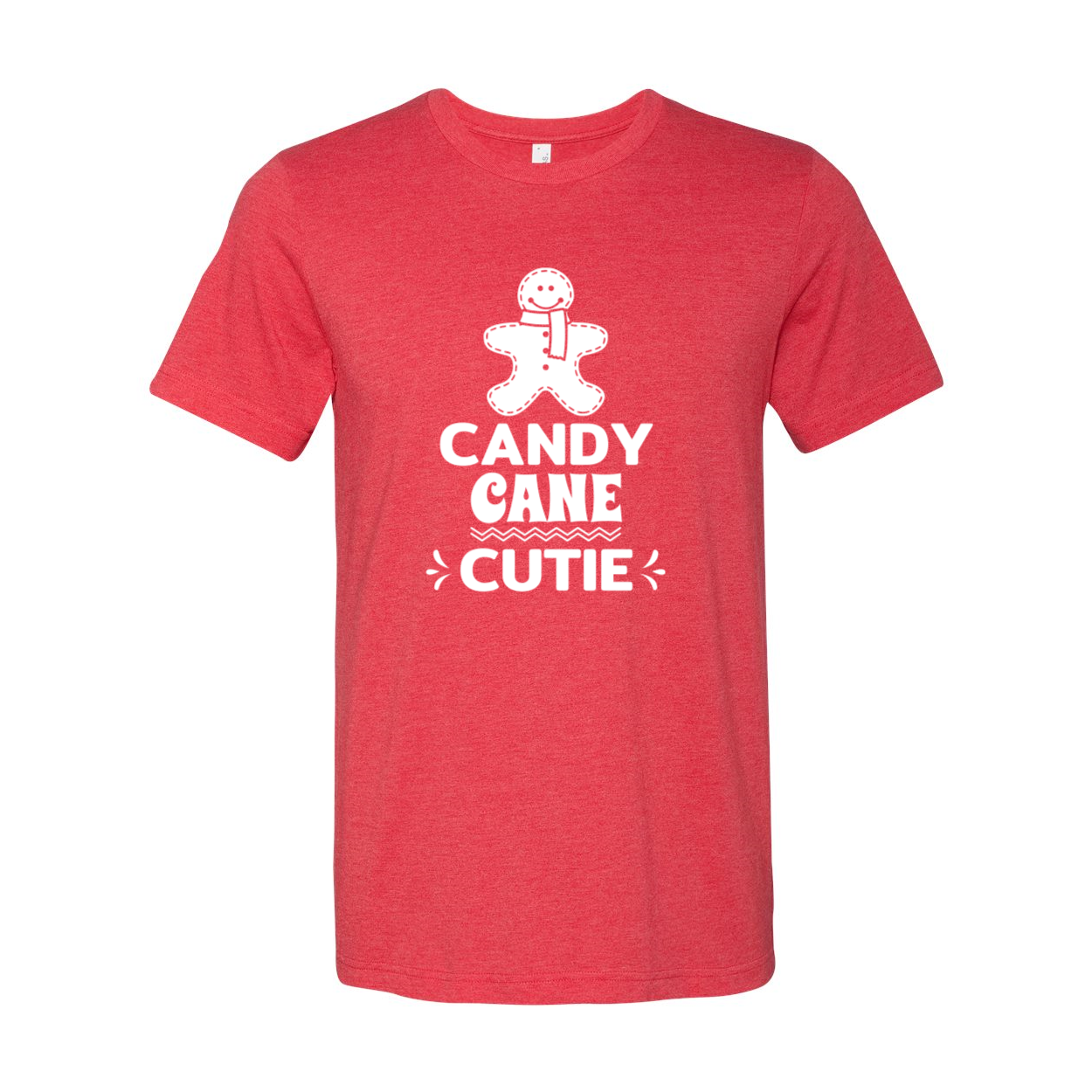 Candy Cane Cutie Shirt in vibrant colors, showcasing its soft fabric and stylish design.