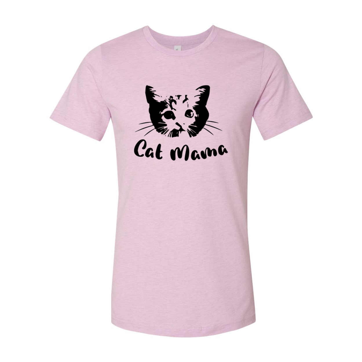 A comfortable unisex Cat Mama Shirt made from soft ring spun cotton, featuring a stylish design and available in multiple colors.