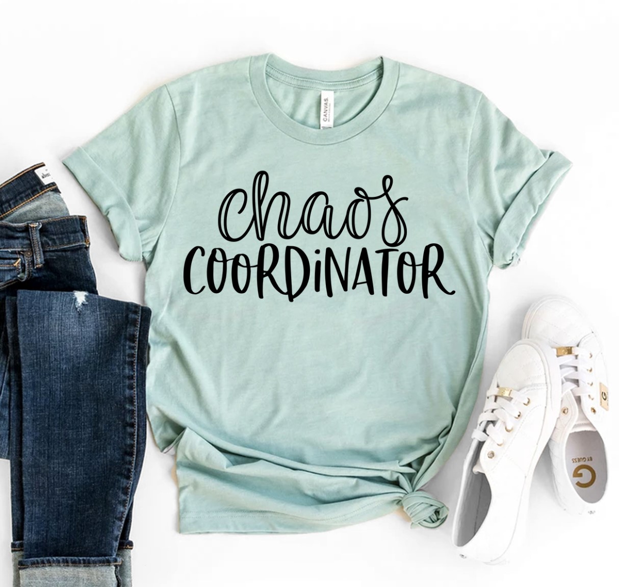 Chaos Coordinator Shirt made of premium ring spun cotton with a stylish design and soft textile flex print.