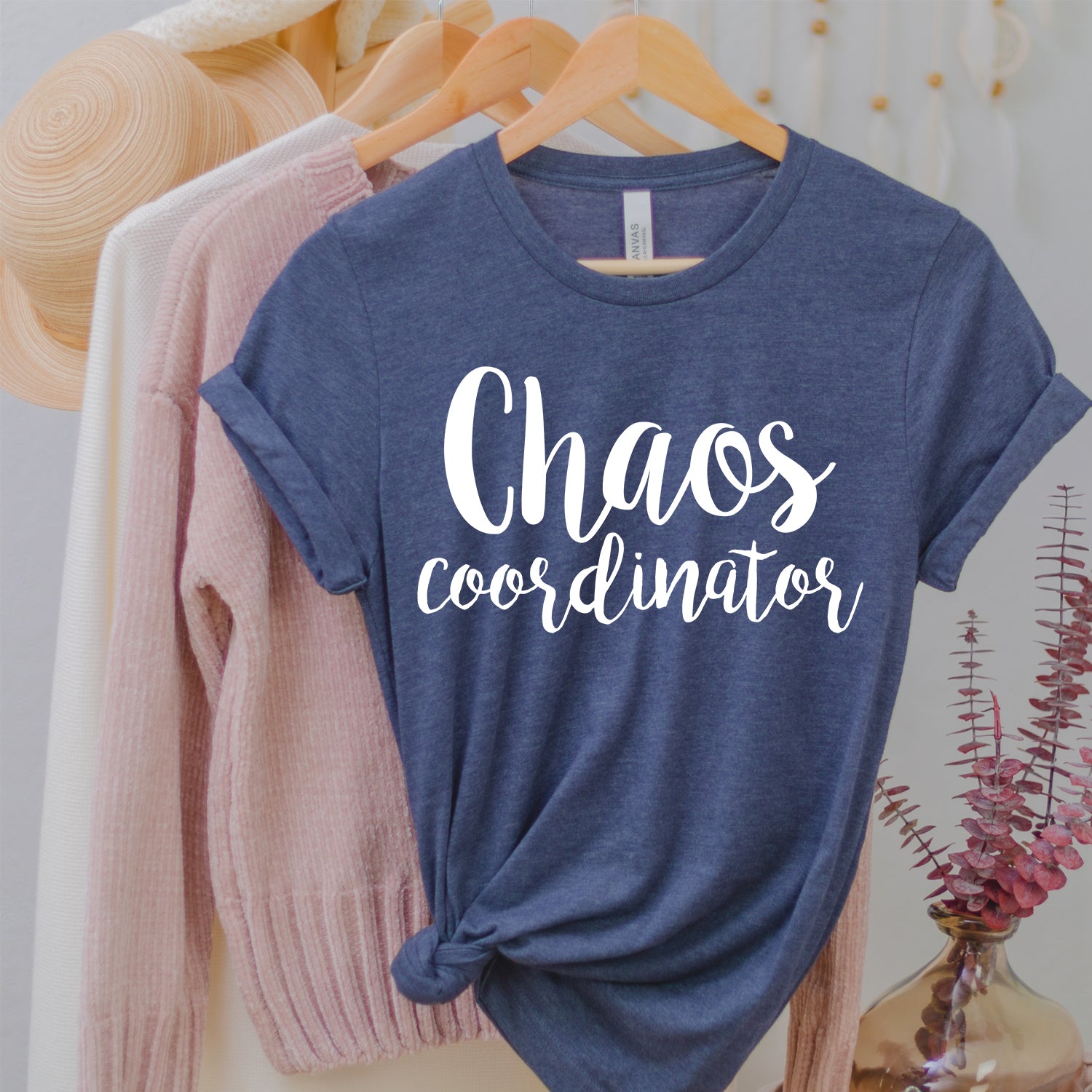 Chaos Coordinator Unisex T-shirt featuring vibrant DTG printed design, perfect for multitaskers.