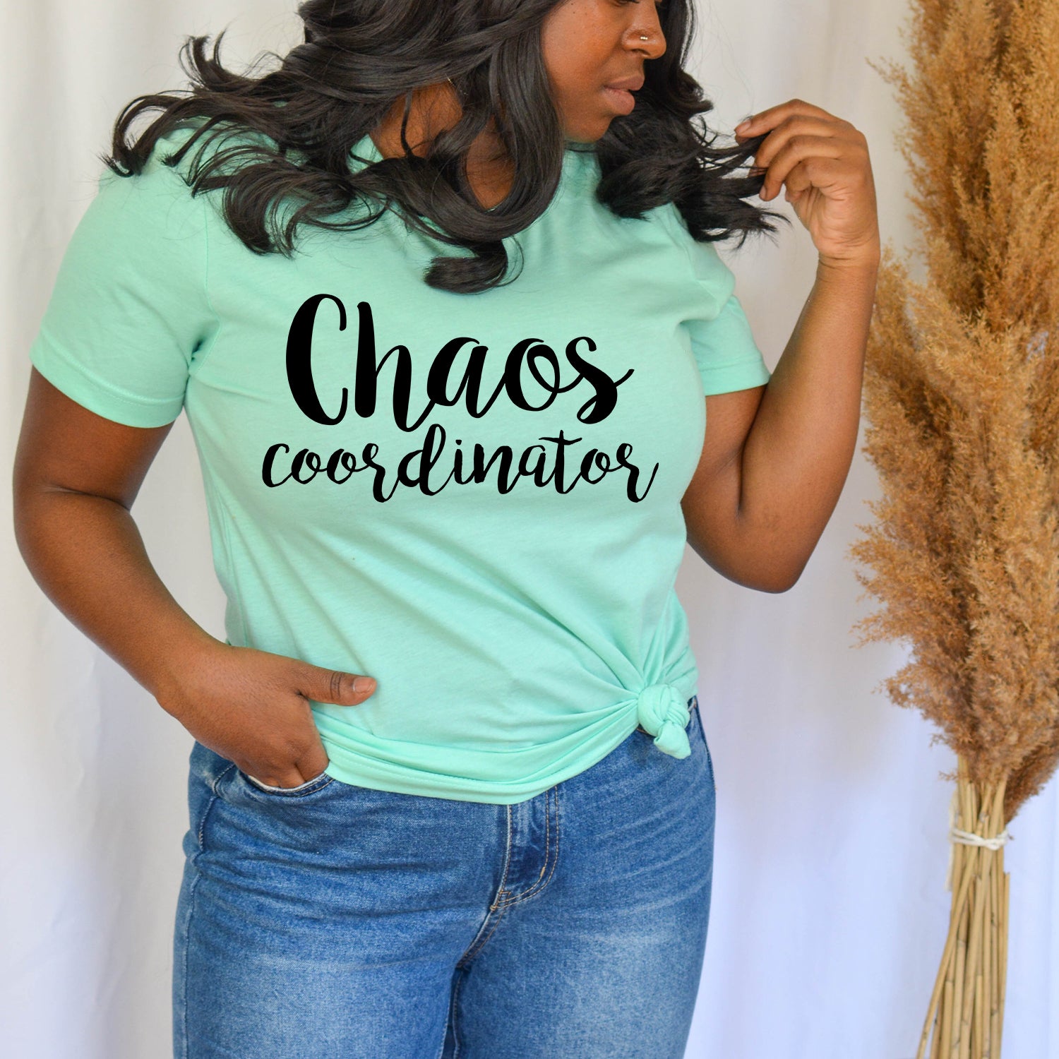 Chaos Coordinator Unisex T-shirt featuring vibrant DTG printed design, perfect for multitaskers.