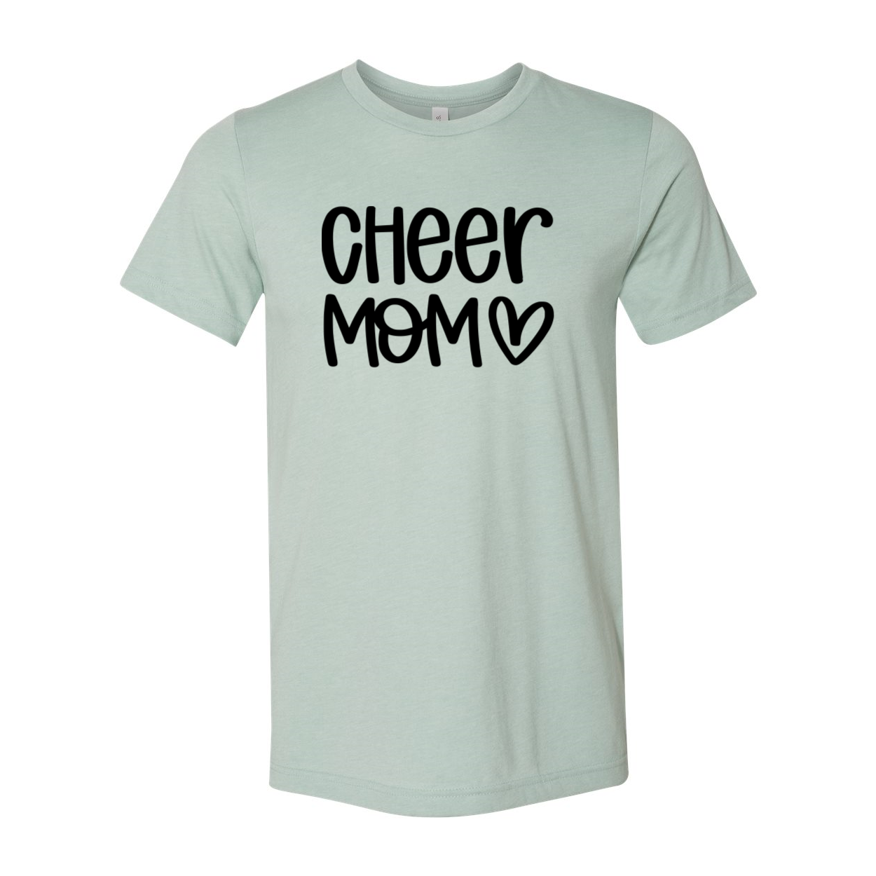 A stylish Cheer Mom Shirt in various colors, showcasing its comfortable fit and soft fabric.