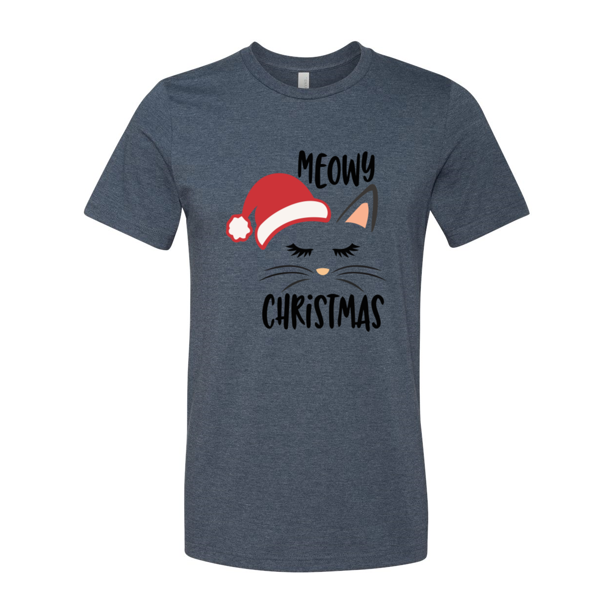 A festive unisex Christmas shirt made from soft ring spun cotton, featuring a classic crew neck and available in multiple colors.