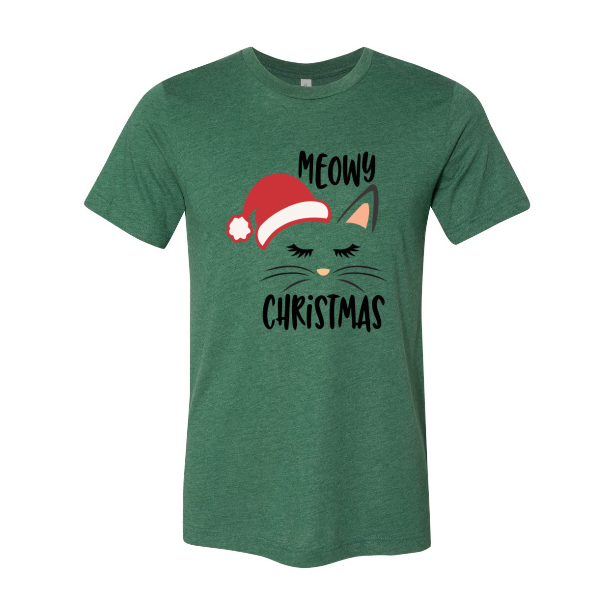 A festive unisex Christmas shirt made from soft ring spun cotton, featuring a classic crew neck and available in multiple colors.