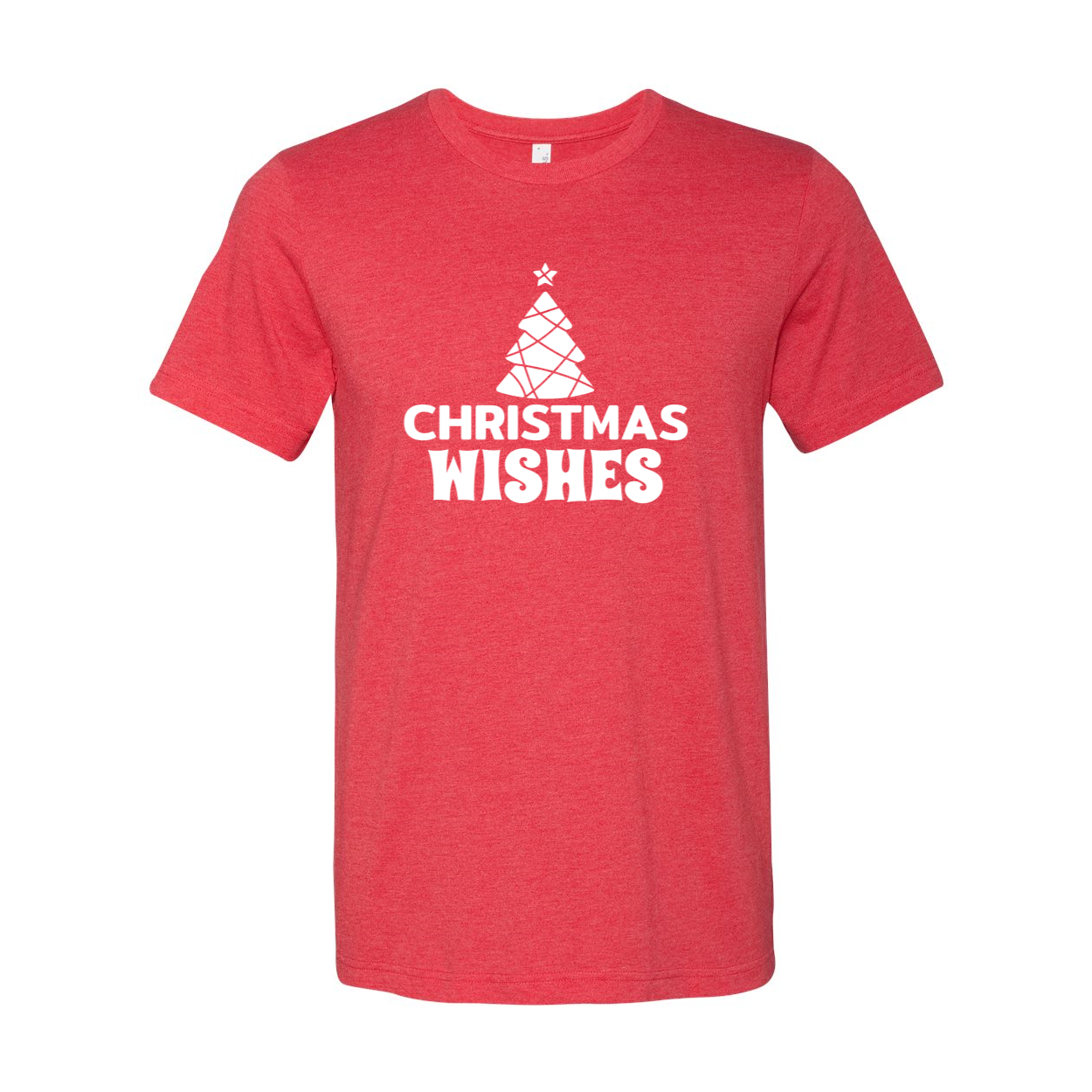 A festive unisex Christmas Wishes Shirt in various colors, showcasing its soft fabric and stylish design.