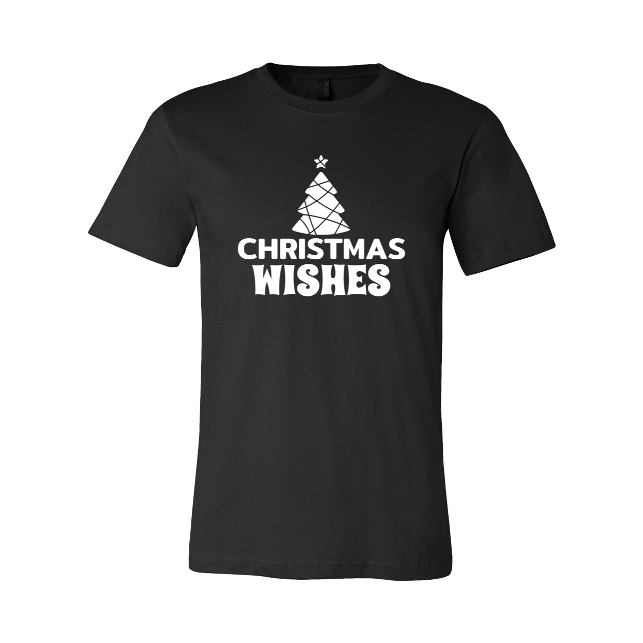 A festive unisex Christmas Wishes Shirt in various colors, showcasing its soft fabric and stylish design.