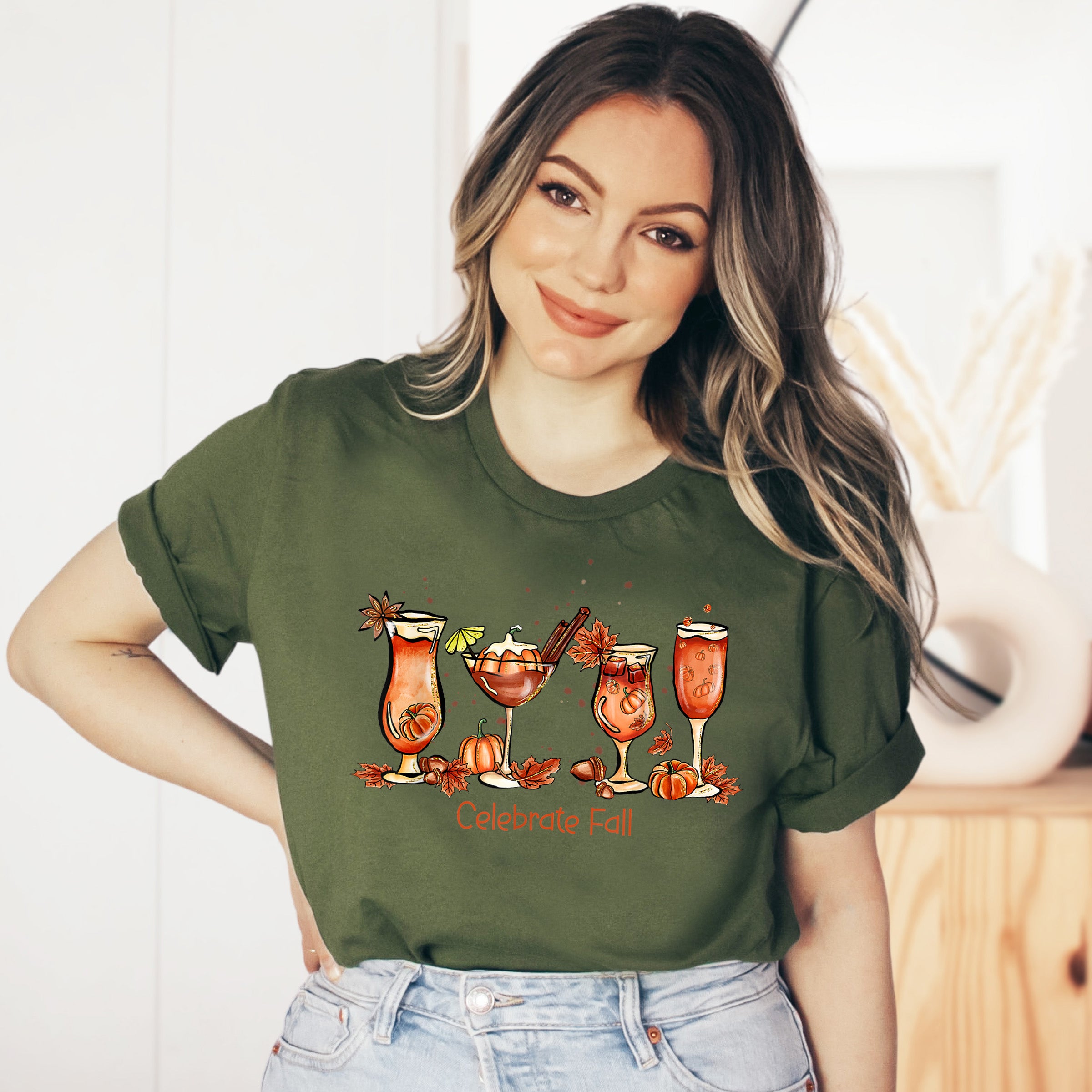 Coffee and Cocktails Unisex T-shirt featuring vibrant design and soft fabric.