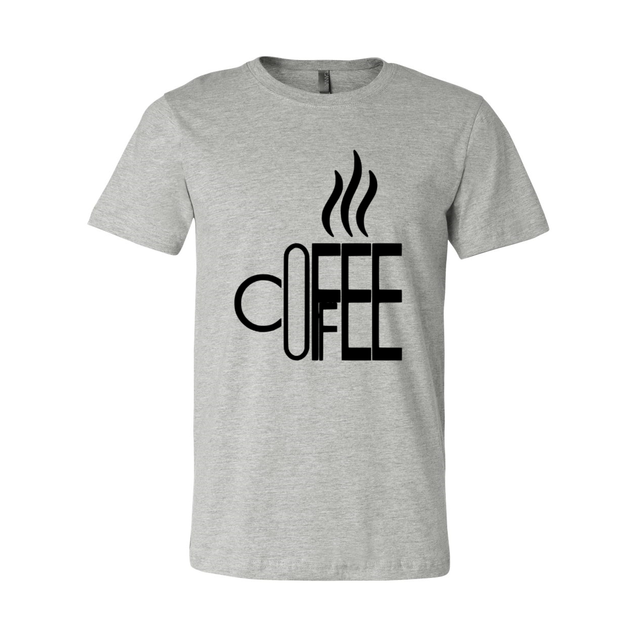 A stylish unisex Coffee Shirt made from soft ring spun cotton, available in multiple colors and sizes.