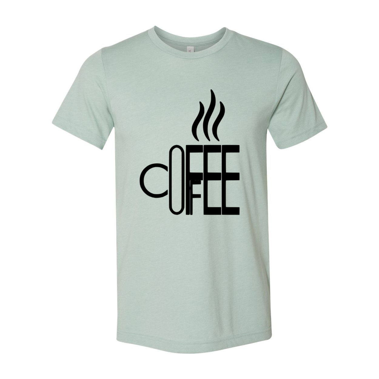 A stylish unisex Coffee Shirt made from soft ring spun cotton, available in multiple colors and sizes.