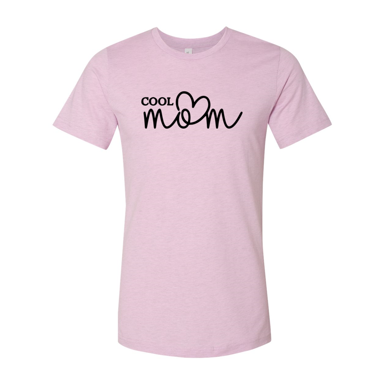 A stylish Cool Mom Shirt made from soft ring spun cotton, featuring a crew neck and available in multiple colors.