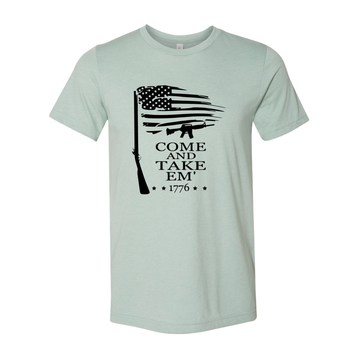 Come And Take Em Shirt in various colors, showcasing its comfortable fit and high-quality print.