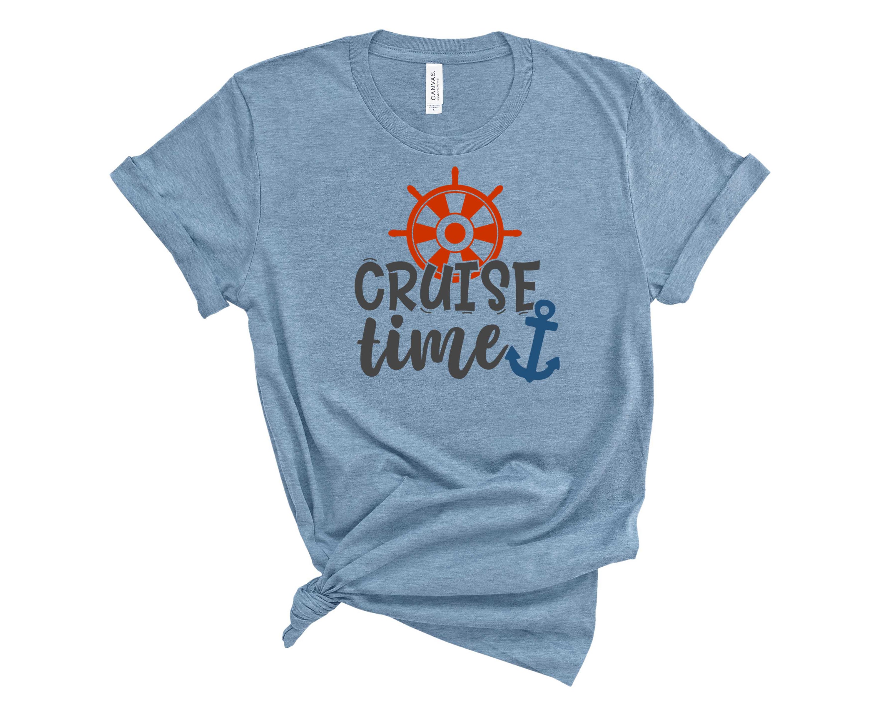 Cruise Time Graphic Tee featuring a vibrant design on a soft unisex t-shirt.