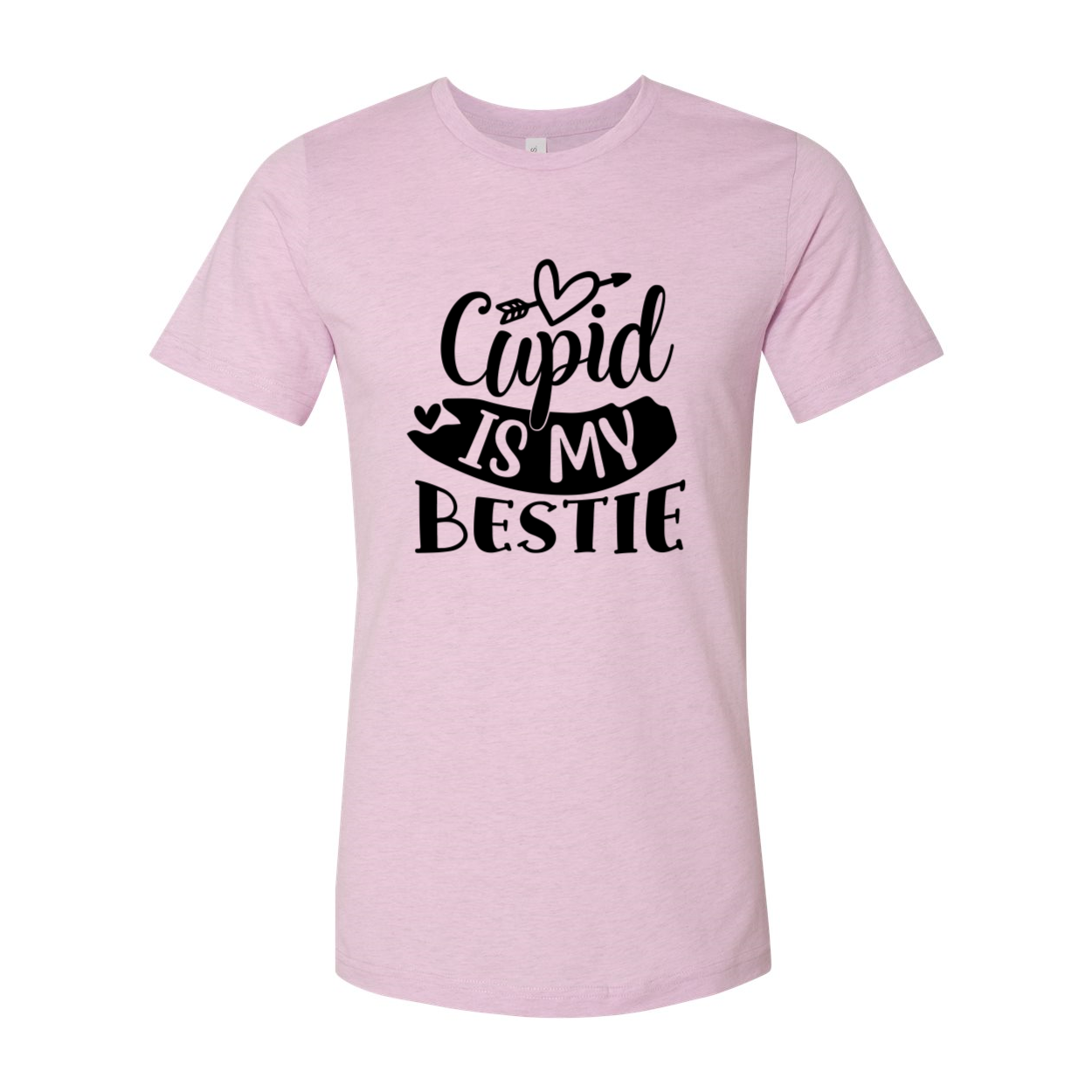 A stylish unisex Cupid Is My Bestie Shirt in various colors, showcasing its comfortable fabric and modern design.