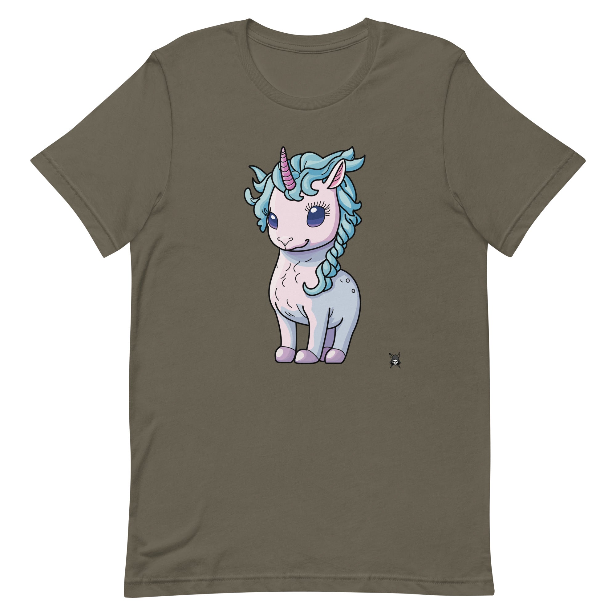 A soft and lightweight Cute Unicorn T-Shirt featuring a vibrant unicorn print, perfect for casual wear.