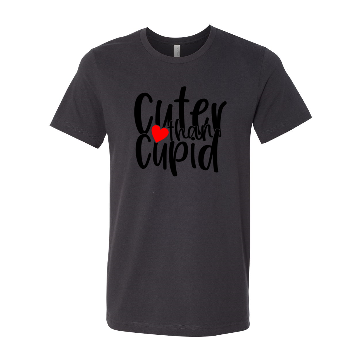 Cuter Than Cupid Shirt in various colors, showcasing its unisex design and comfortable fit.