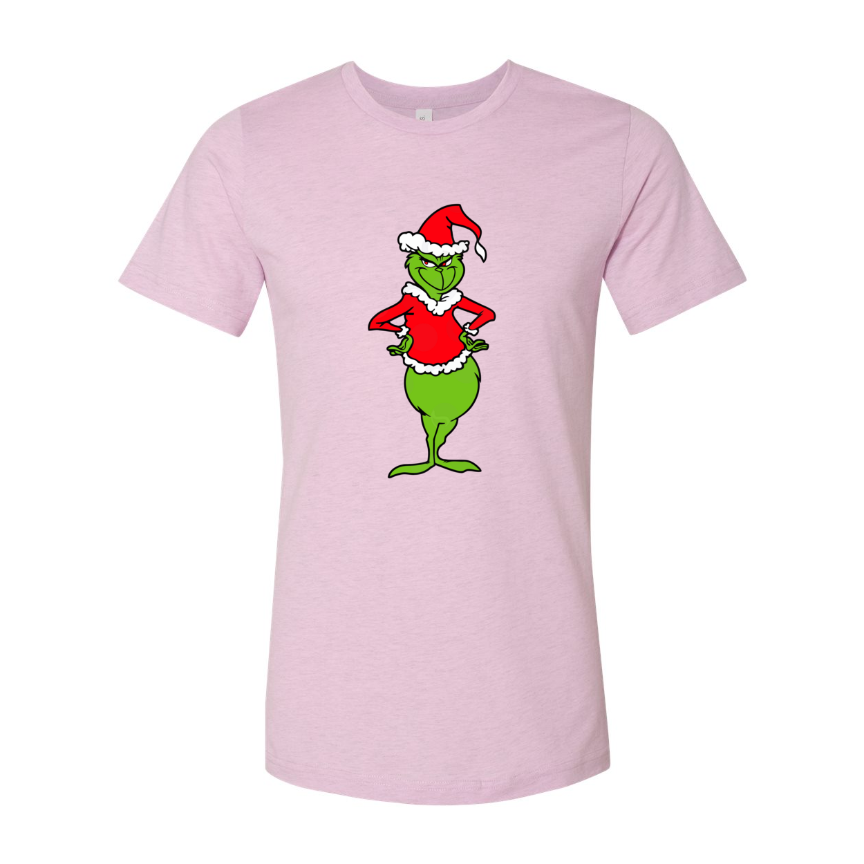 A vibrant Dancing Grinch Shirt featuring a whimsical Grinch design, made from soft ring spun cotton, available in multiple colors.