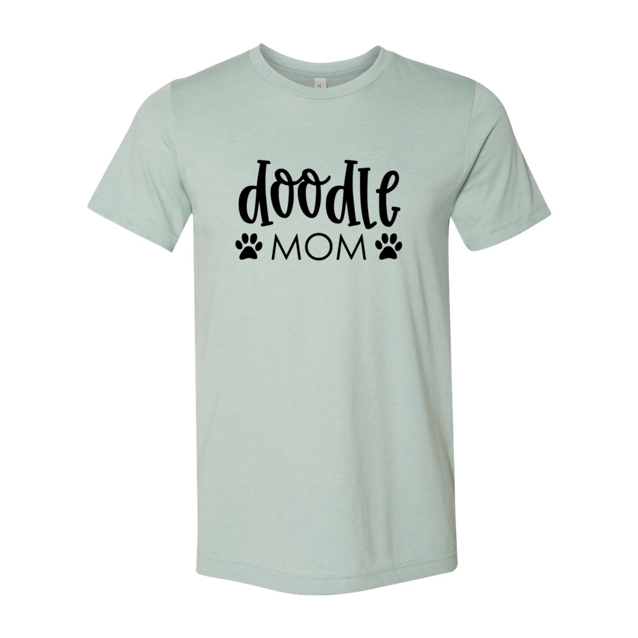 A stylish Doodle Mom Shirt made from soft ring spun cotton, featuring a classic crew neck and available in multiple colors.