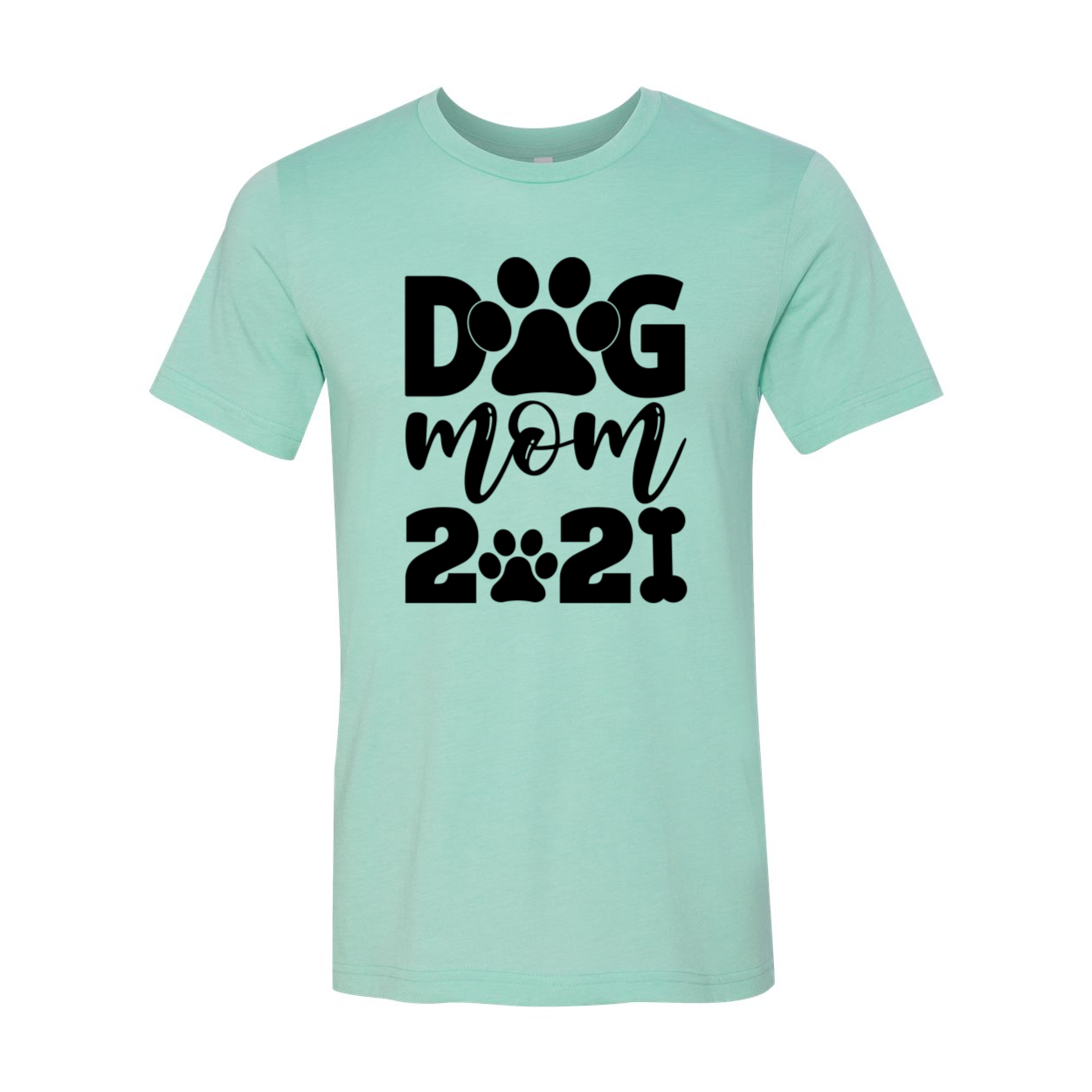 Dog Mom 2021 Shirt in various colors, showcasing its soft fabric and stylish design.