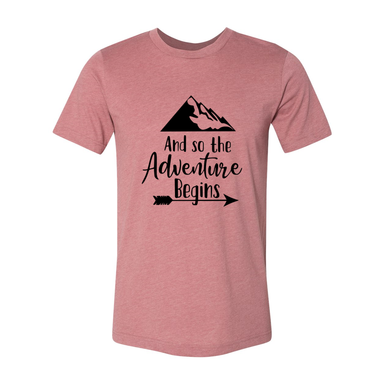 DT0126 And So The Adventure Begins Shirt in various colors, showcasing its comfortable fit and stylish design.