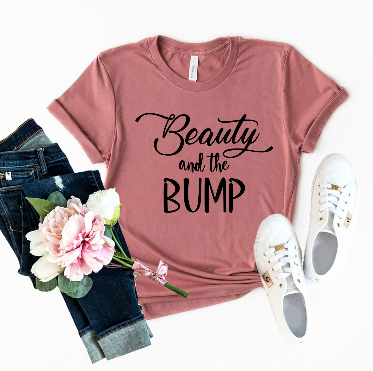 DT0131 Beauty And The Bump Shirt in various colors, showcasing its comfortable fit and stylish design.