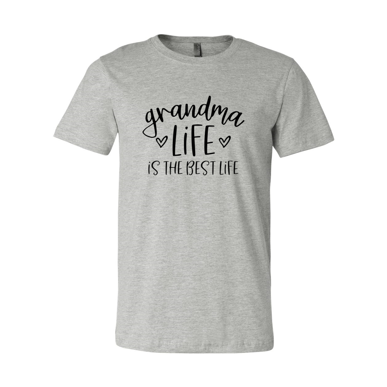 DT0148 Grandma Life Is The Best Life Shirt in various colors, showcasing its soft fabric and stylish design.