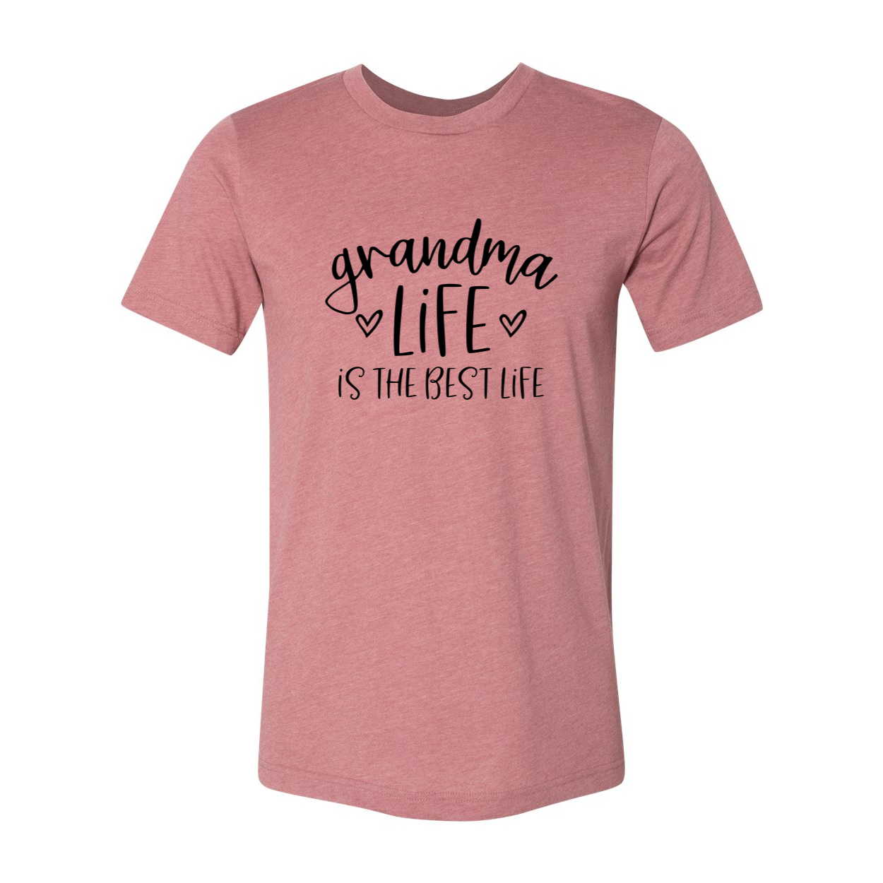 DT0148 Grandma Life Is The Best Life Shirt in various colors, showcasing its soft fabric and stylish design.