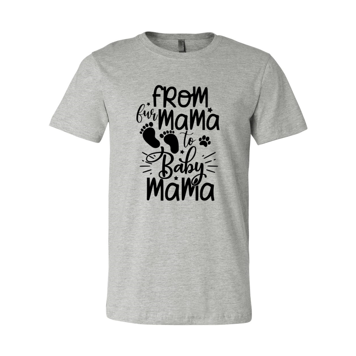 DT0152 From Fur Mama To Baby Mama Shirt in various colors, showcasing its soft fabric and stylish design.