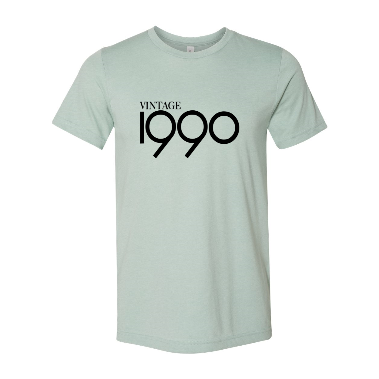 DT0156 Vintage 1990 Shirt in various colors, showcasing its soft fabric and classic crew neck design.