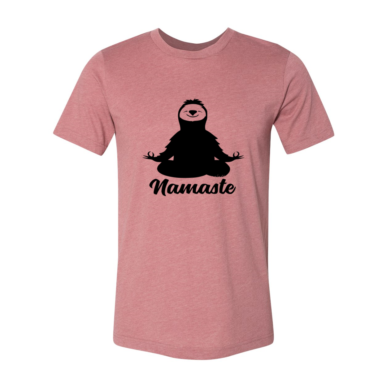 DT0166 Sloth Namaste Shirt featuring a playful sloth graphic and comfortable fit, available in multiple colors.