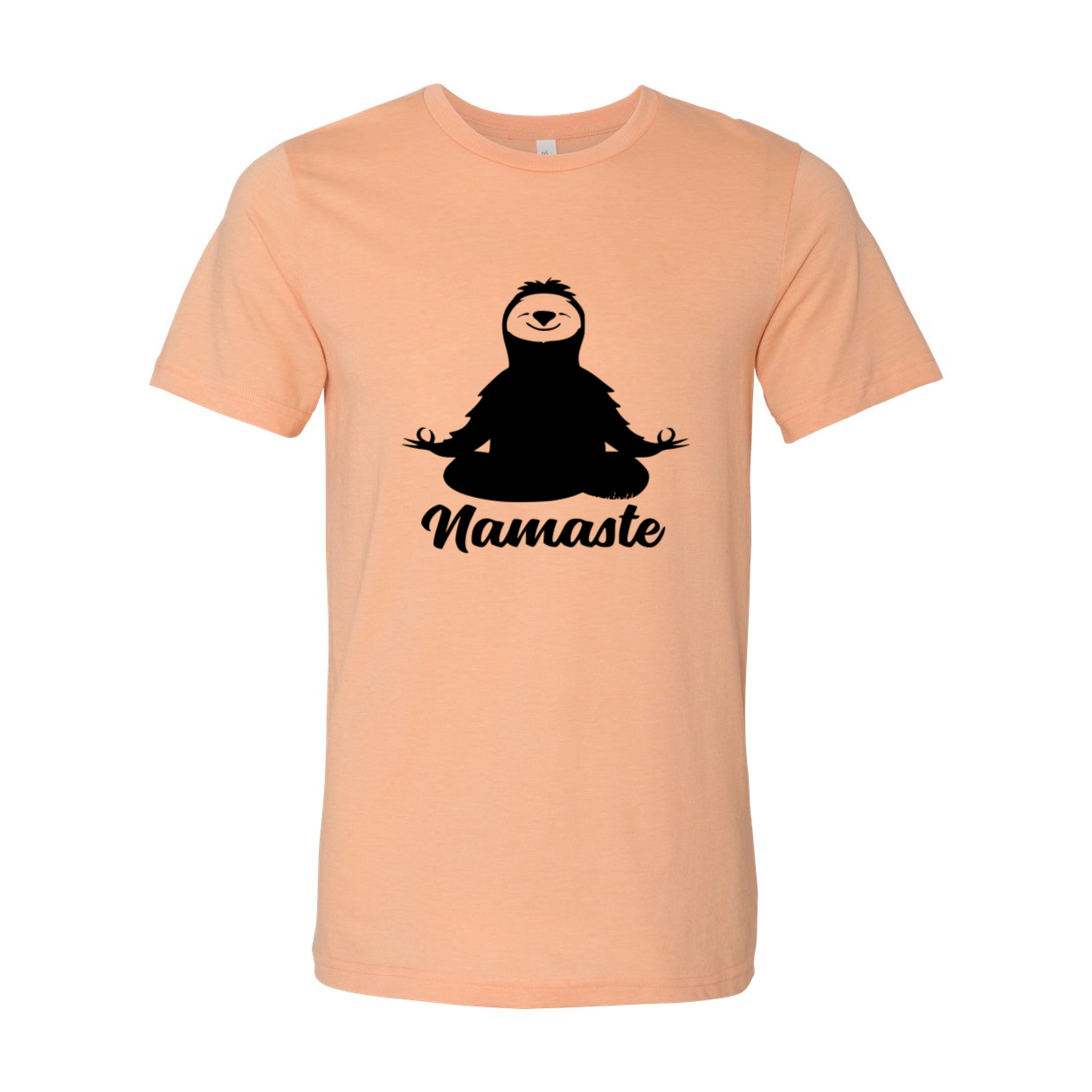 DT0166 Sloth Namaste Shirt featuring a playful sloth graphic and comfortable fit, available in multiple colors.