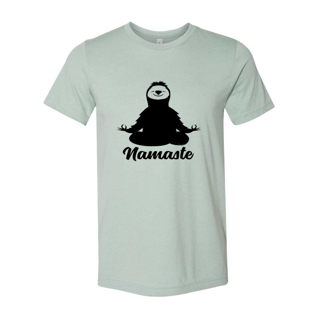 DT0166 Sloth Namaste Shirt featuring a playful sloth graphic and comfortable fit, available in multiple colors.