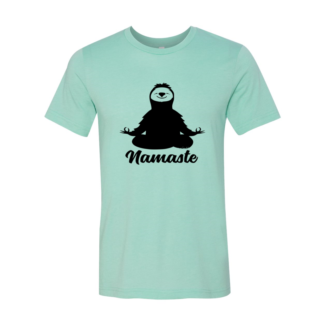 DT0166 Sloth Namaste Shirt featuring a playful sloth graphic and comfortable fit, available in multiple colors.