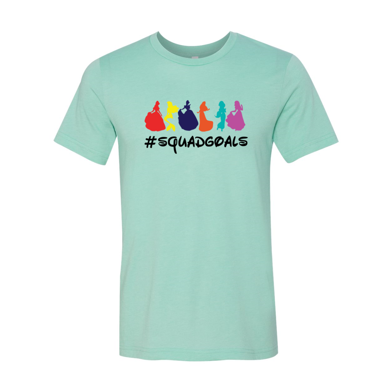 DT0116 Squad Goals Shirt in various colors, showcasing its comfortable fit and stylish design.