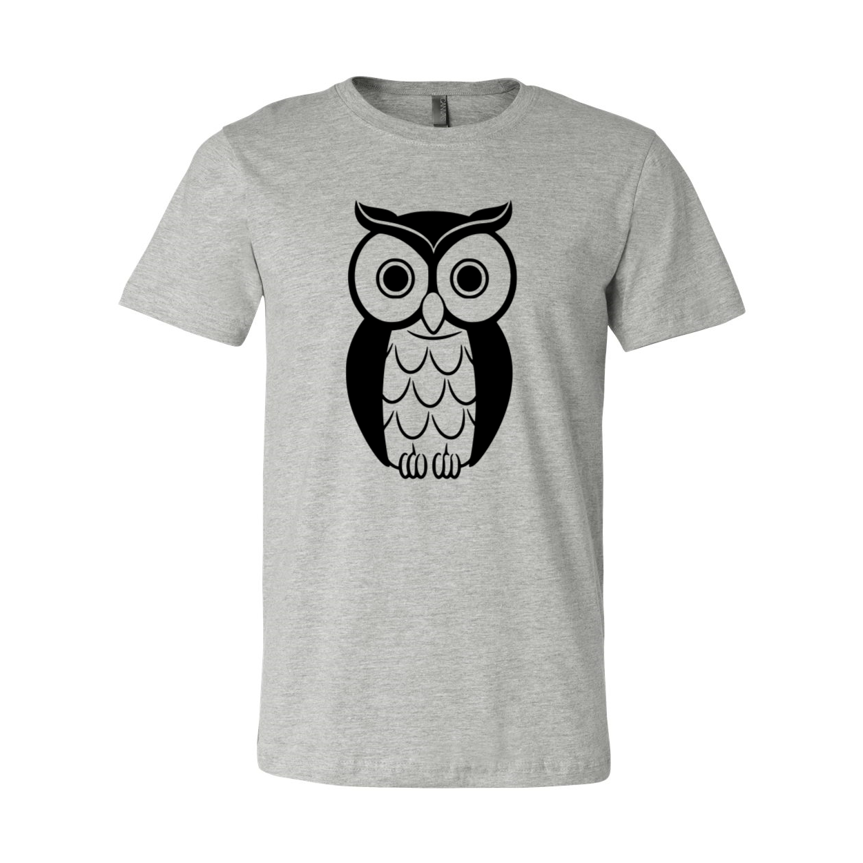 DT0160 Owl Shirt featuring a vibrant owl design on a comfortable unisex T-shirt made from ring spun cotton.