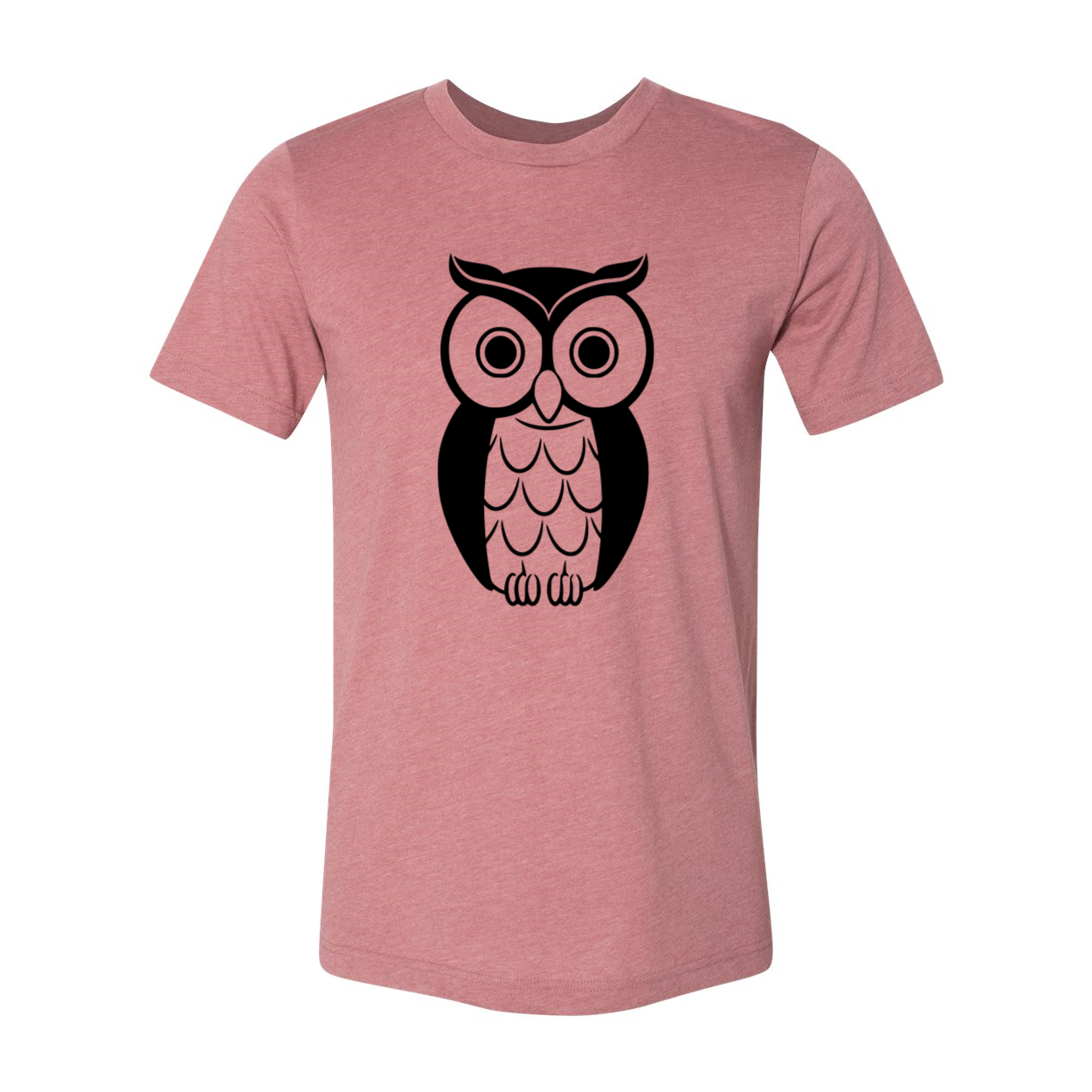 DT0160 Owl Shirt featuring a vibrant owl design on a comfortable unisex T-shirt made from ring spun cotton.