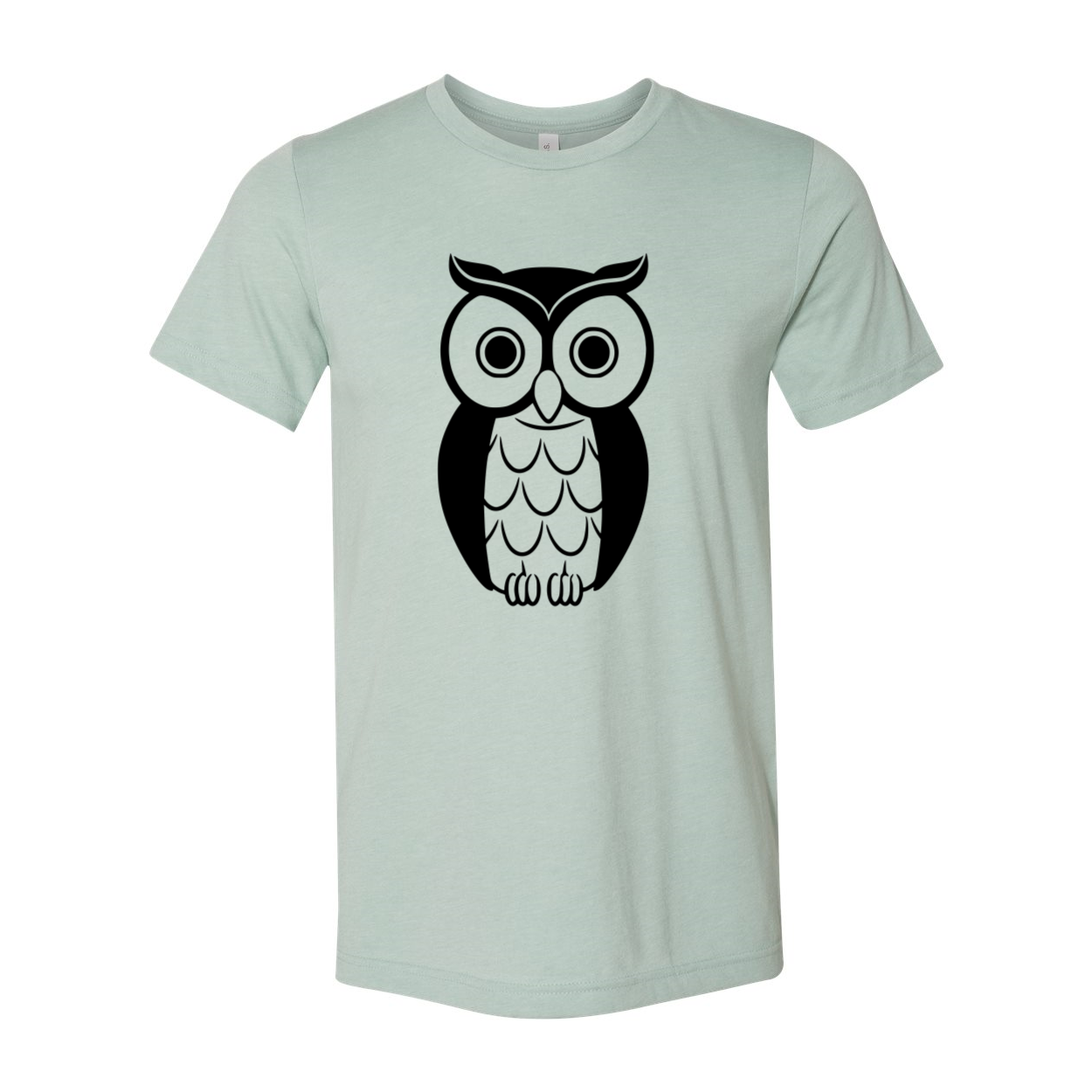 DT0160 Owl Shirt featuring a vibrant owl design on a comfortable unisex T-shirt made from ring spun cotton.