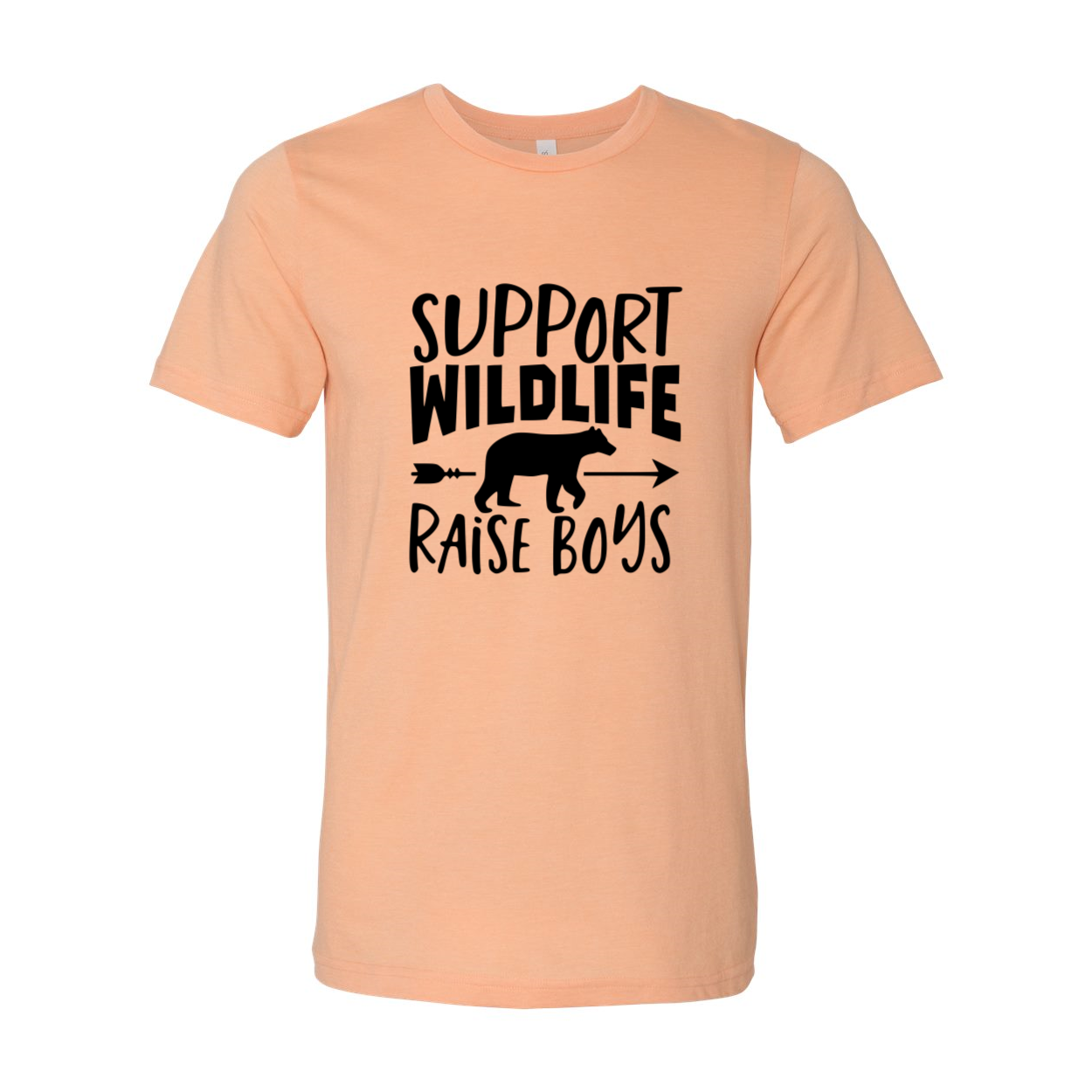 DT0179 Support Wildlife And Raise Boys Shirt in various colors, showcasing its comfortable fit and high-quality print.