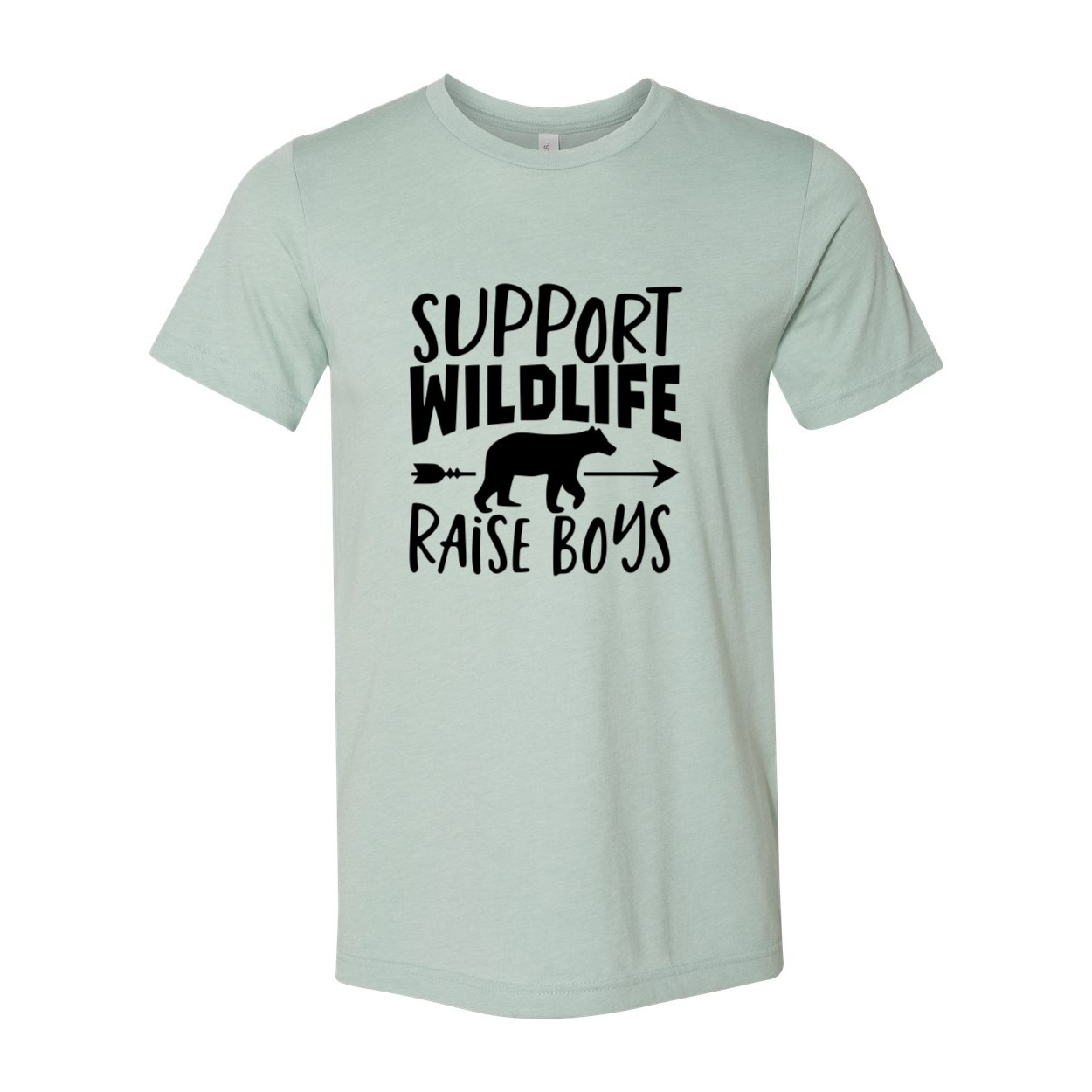 DT0179 Support Wildlife And Raise Boys Shirt in various colors, showcasing its comfortable fit and high-quality print.