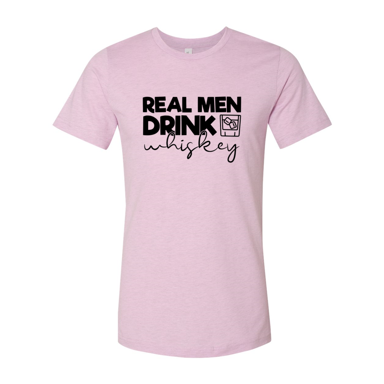 DT0182 Real Men Drink Whiskey Shirt in various colors, showcasing its comfortable fit and high-quality print.