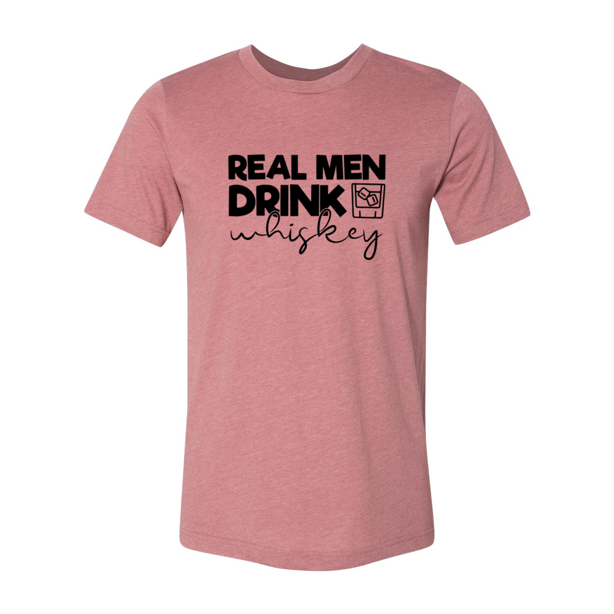 DT0182 Real Men Drink Whiskey Shirt in various colors, showcasing its comfortable fit and high-quality print.