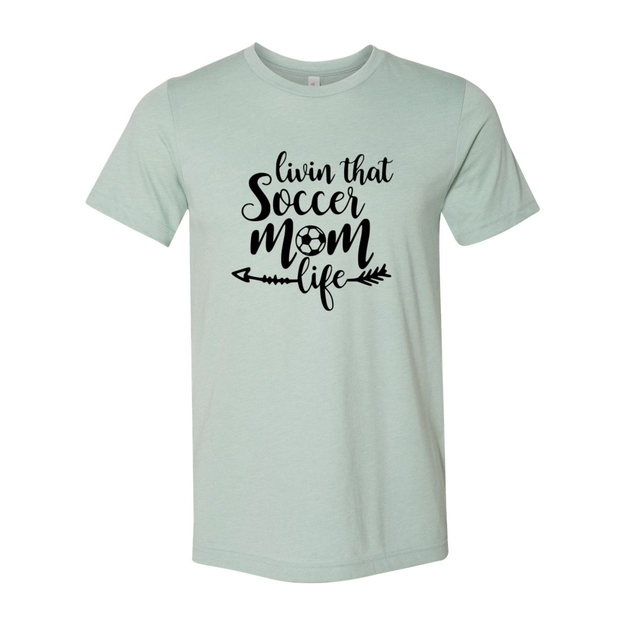 DT0195 Living That Soccer Mom Life Shirt in various colors, showcasing its comfortable fit and stylish design.