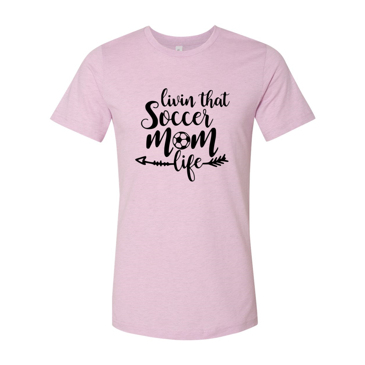 DT0195 Living That Soccer Mom Life Shirt in various colors, showcasing its comfortable fit and stylish design.