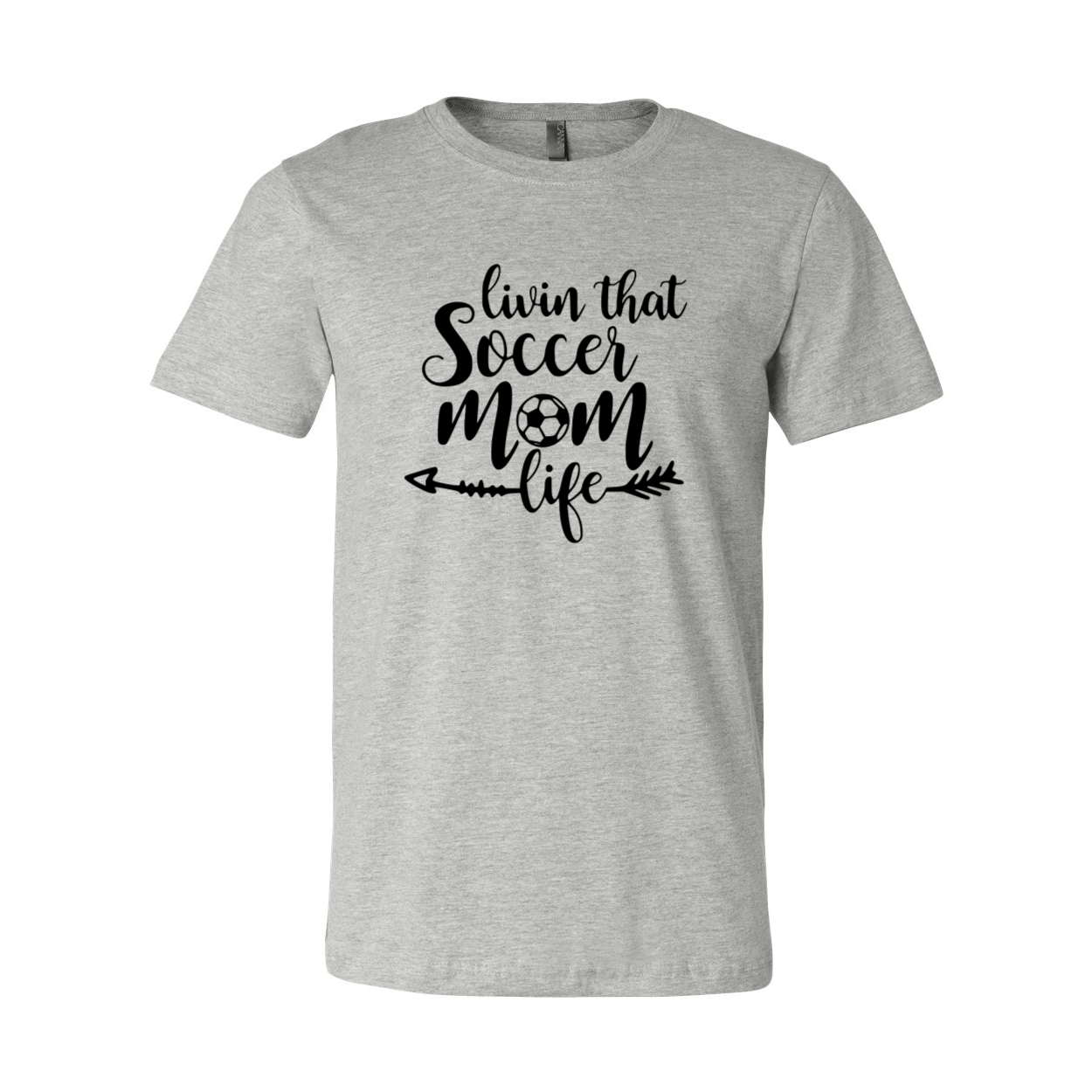 DT0195 Living That Soccer Mom Life Shirt in various colors, showcasing its comfortable fit and stylish design.