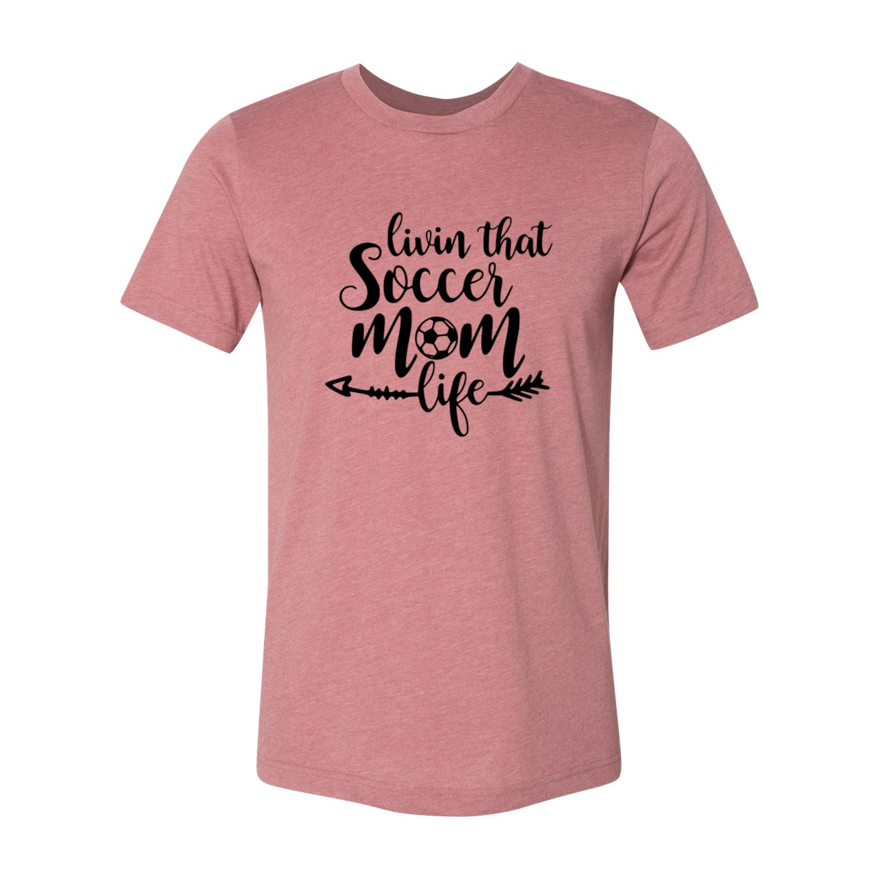 DT0195 Living That Soccer Mom Life Shirt in various colors, showcasing its comfortable fit and stylish design.